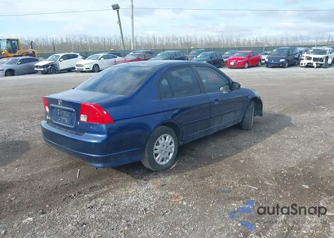 2004 Honda Civic Lx z USA, uszkodzony, nr VIN 2HGES16524H511284